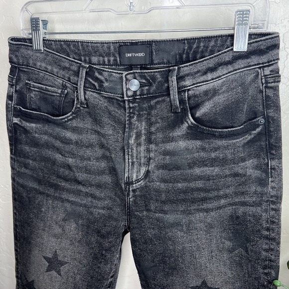 DRIFTWOOD Gizelle Stars Jeans Dark Wash W 27 L 27 - Picture 4 of 6
